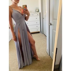 ~New~ Maxi Dress w/high slits (XS)